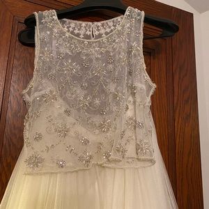 Beautiful Bhldn top and Jenny Loo skirt